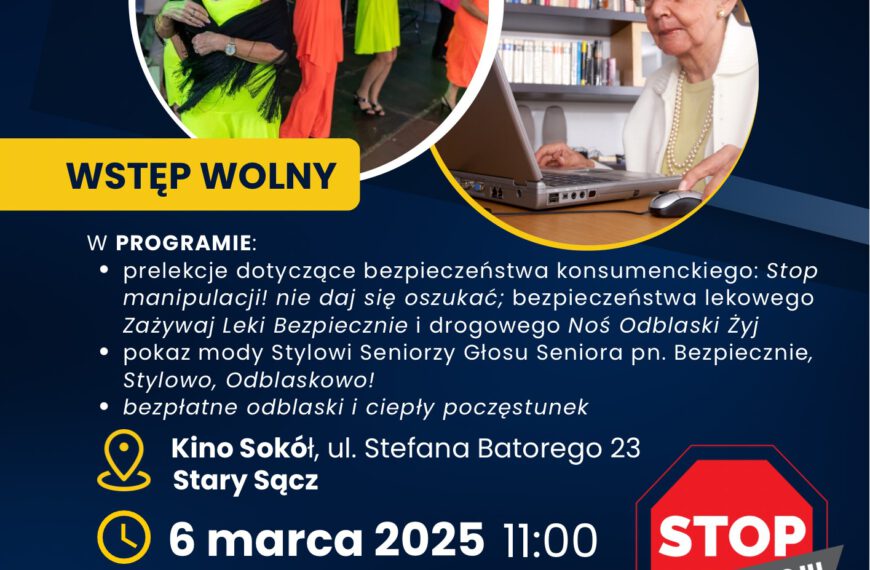 Konferencja „Bezpieczny Senior” w Starym Sączu