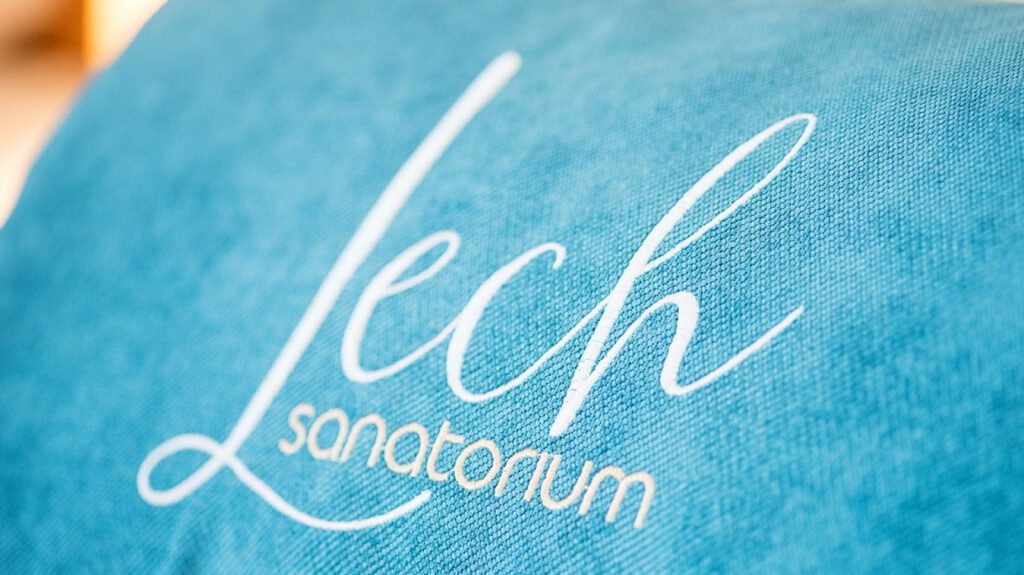 napis na pościeli - sanatorium Lech