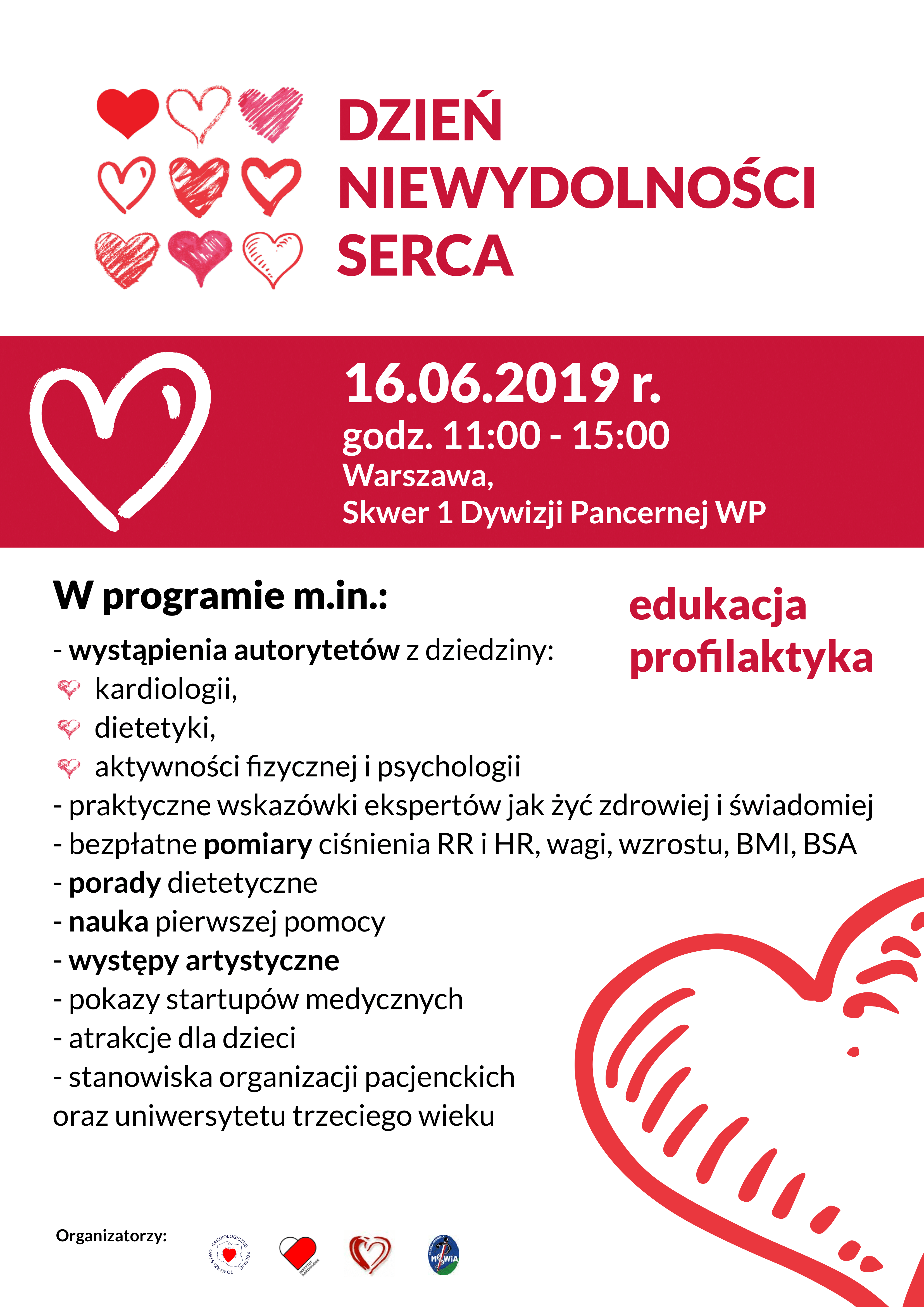 Dzień Niewydolności Serca szesnasty czerwca Warszawa